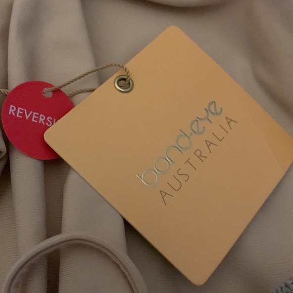 BOND-EYE AUSTRALIA REVERSIBLE ONE PIECE BATHING SUIT GORGEOUS SAND/MOCHA SIZE 6 - Picture 12 of 12